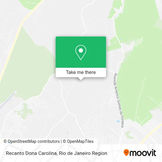 Recanto Dona Carolina map