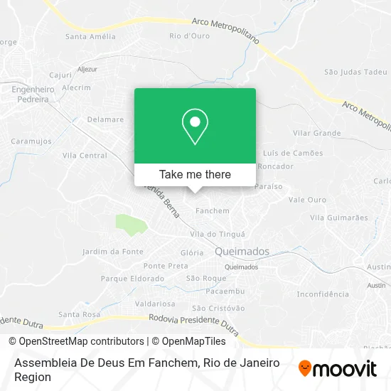 Assembleia De Deus Em Fanchem map