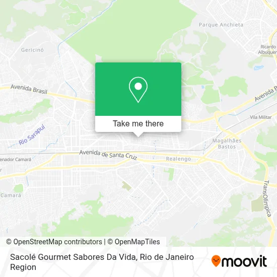 Sacolé Gourmet Sabores Da Vida map