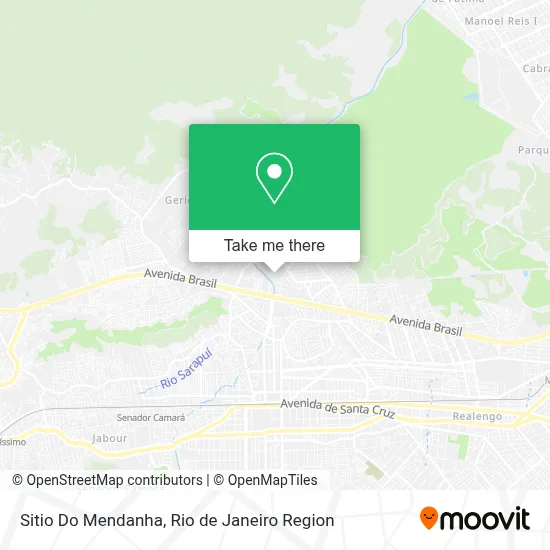 Sitio Do Mendanha map