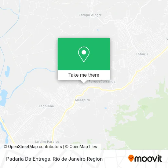 Padaria Da Entrega map