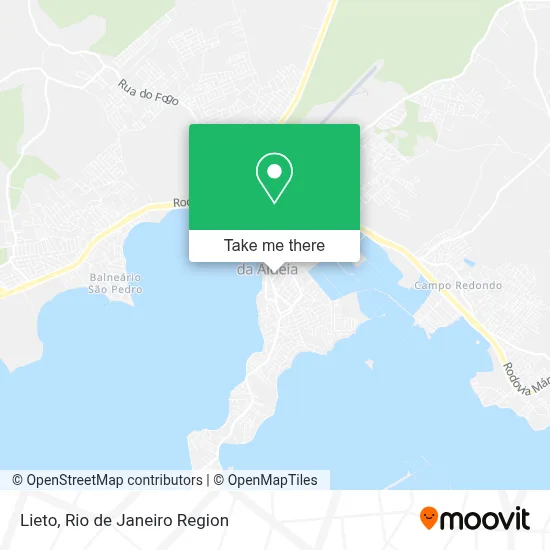 Lieto map