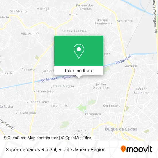 Supermercados Rio Sul map