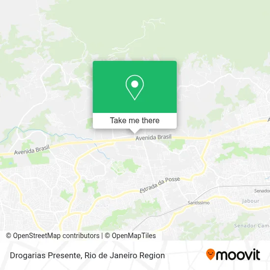 Drogarias Presente map