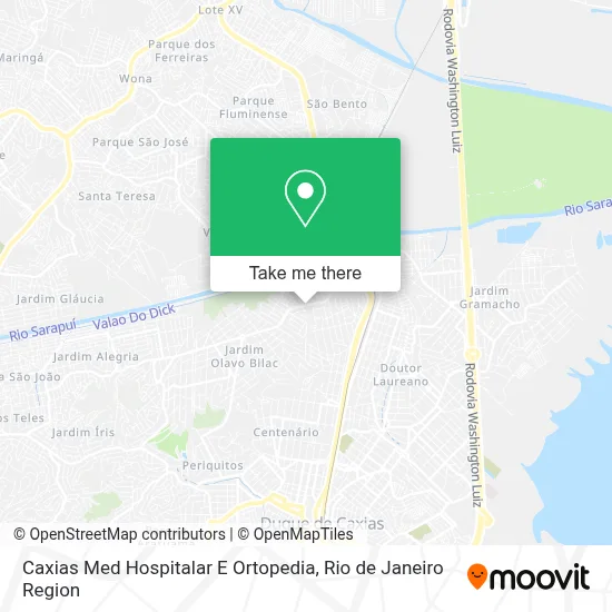 Caxias Med Hospitalar E Ortopedia map