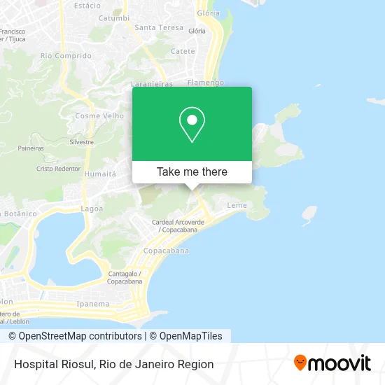 Hospital Riosul map