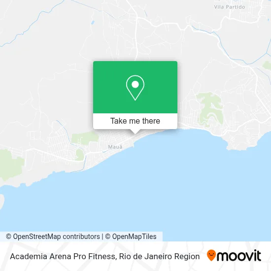 Academia Arena Pro Fitness map