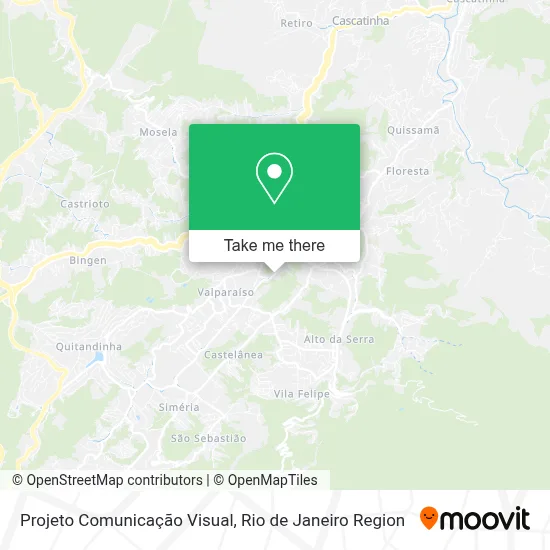 Projeto Comunicação Visual map