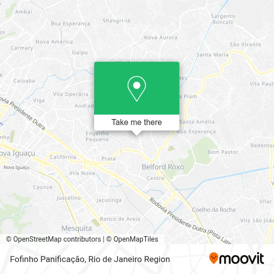 Fofinho Panificação map