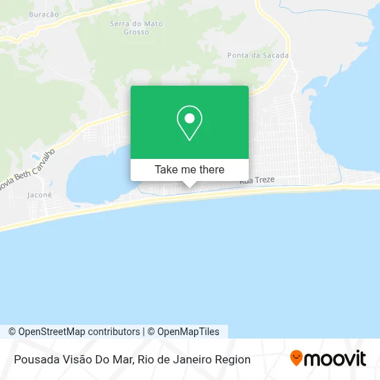 Pousada Visão Do Mar map