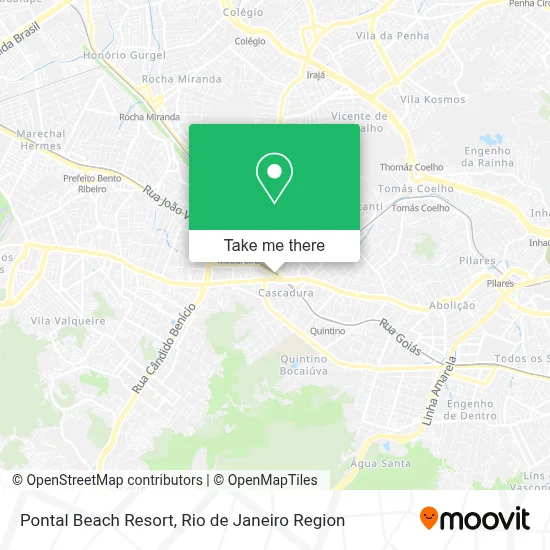 Pontal Beach Resort map