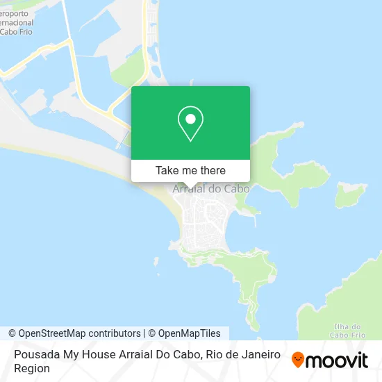 Pousada My House Arraial Do Cabo map
