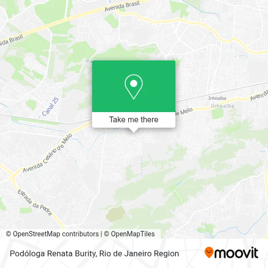 Podóloga Renata Burity map