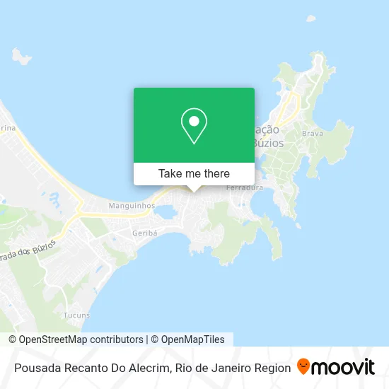 Pousada Recanto Do Alecrim map