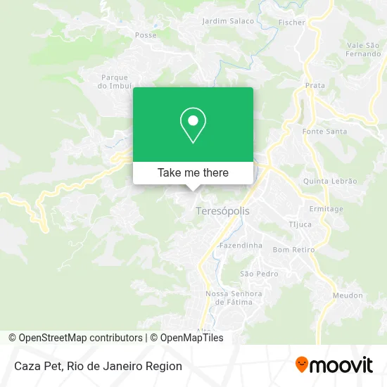 Caza Pet map