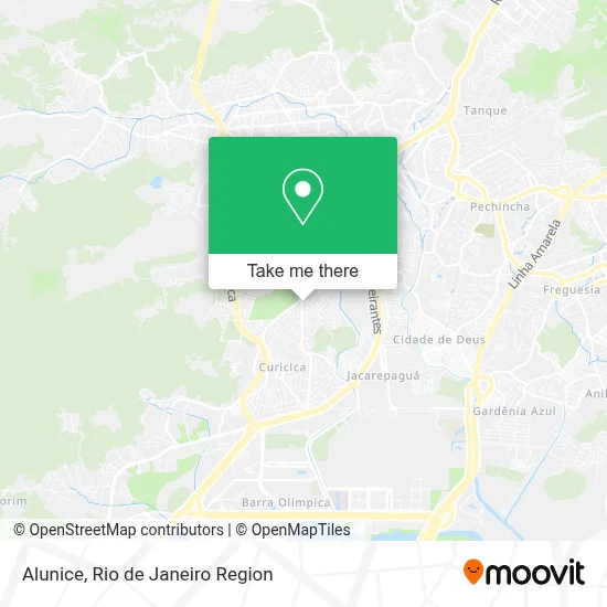 Alunice map