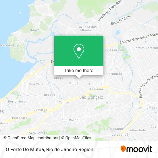 O Forte Do Mutuá map