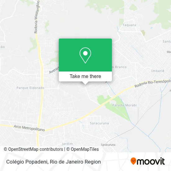 Colégio Popadeni map