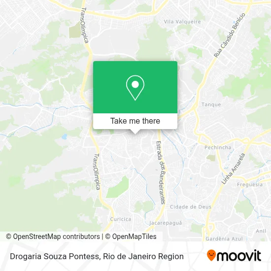 Drogaria Souza Pontess map