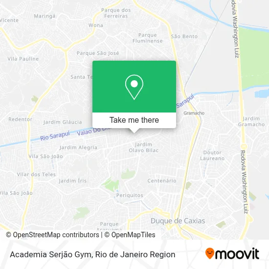Academia Serjão Gym map