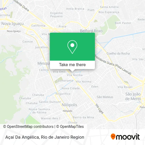 Açaí Da Angélica map