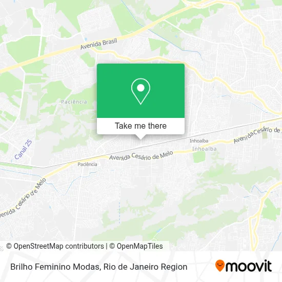 Brilho Feminino Modas map