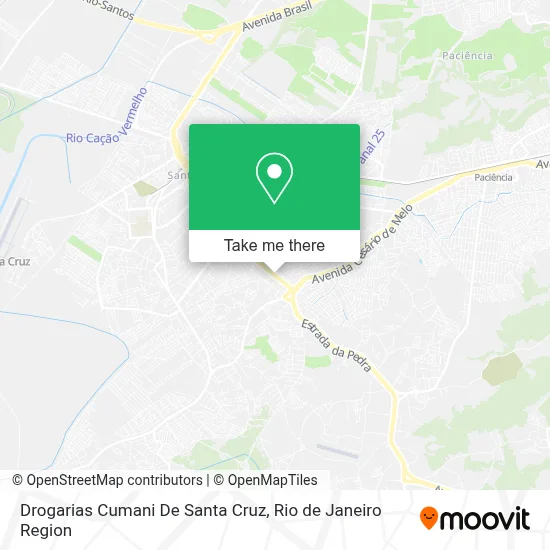 Drogarias Cumani De Santa Cruz map