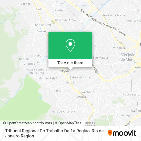 Tribunal Regional Do Trabalho Da 1a Regiao map