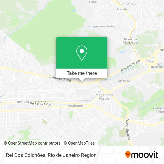 Rei Dos Colchões map