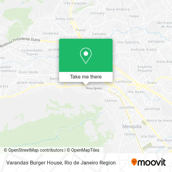 Varandas Burger House map