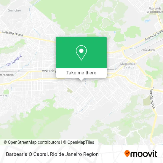 Barbearia O Cabral map