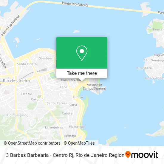 3 Barbas Barbearia - Centro Rj map