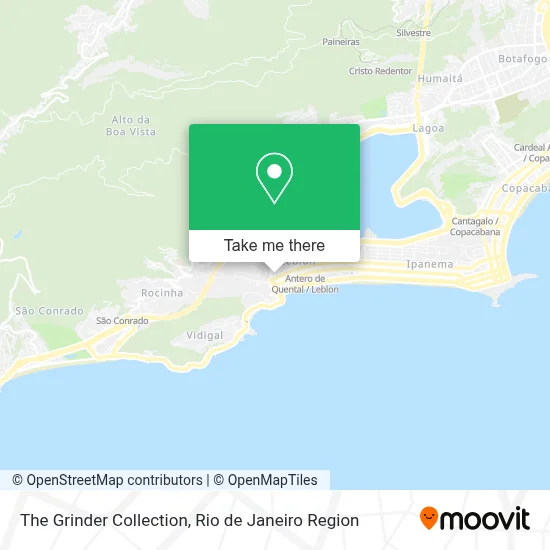 The Grinder Collection map