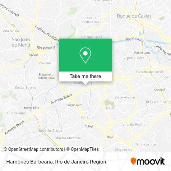 Hamones Barbearia map