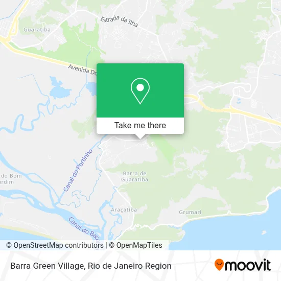 Barra Green Village map