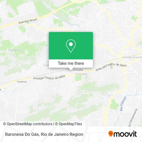 Baronesa Do Gás map