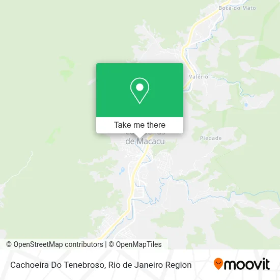 Cachoeira Do Tenebroso map