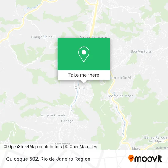 Quiosque 502 map