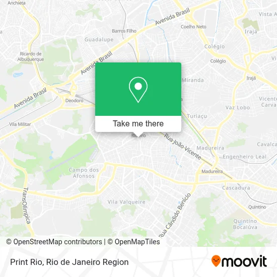 Print Rio map
