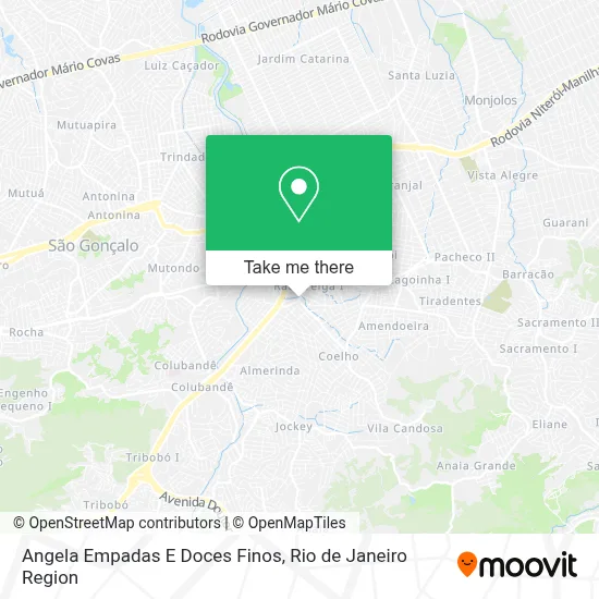 Angela Empadas E Doces Finos map