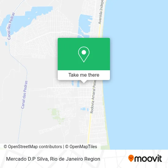 Mercado D.P Silva map