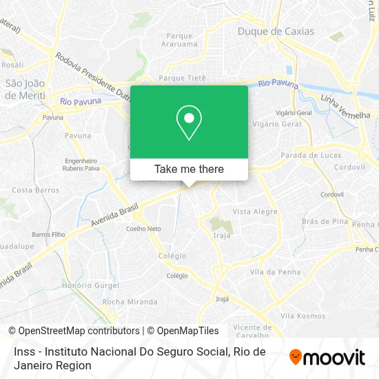 Inss - Instituto Nacional Do Seguro Social map