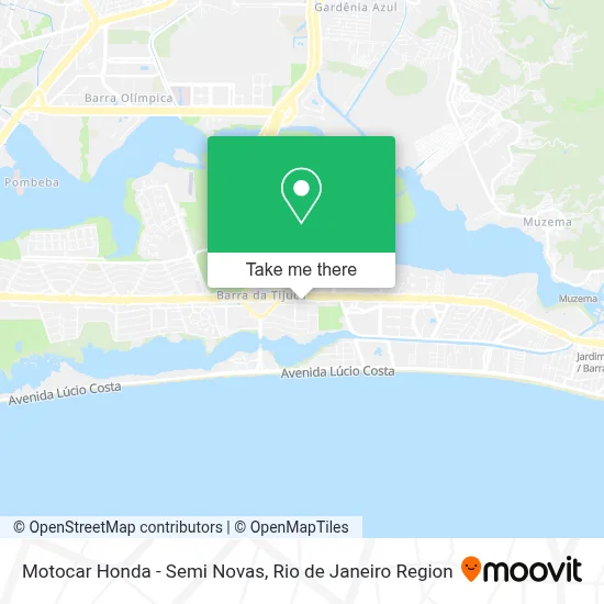 Motocar Honda - Semi Novas map