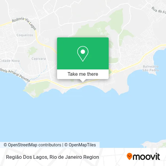 Região Dos Lagos map