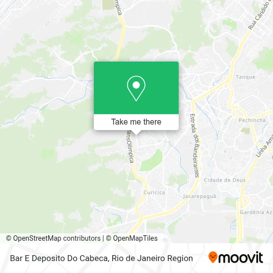 Bar E Deposito Do Cabeca map