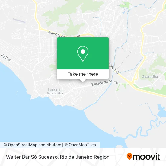 Walter Bar Só Sucesso map