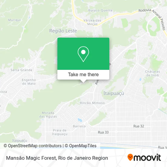 Mansão Magic Forest map