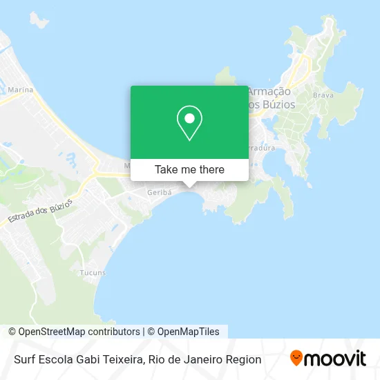 Surf Escola Gabi Teixeira map