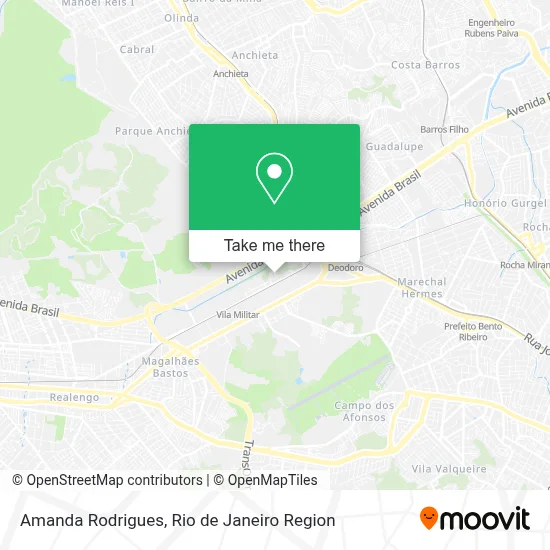 Amanda Rodrigues map
