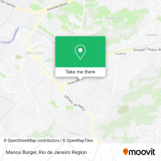 Manos Burger map